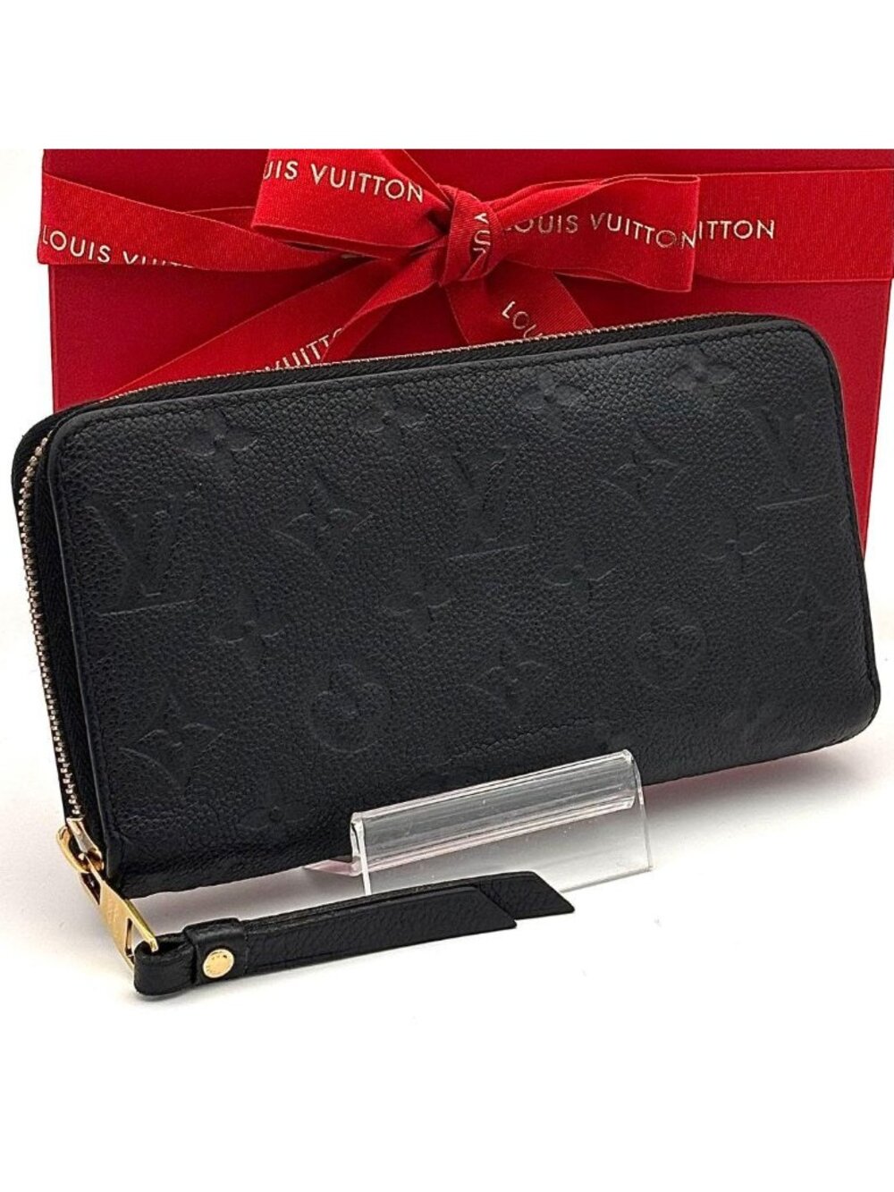Louis Vuitton Wallet Zippy Monogram Black